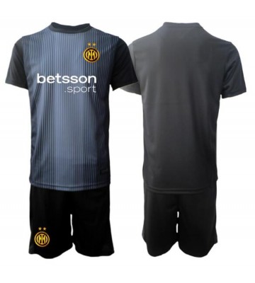 Inter Milan Målmand Hjemmebanetrøje Børn 2025-26 Kortærmet (+ Korte bukser)